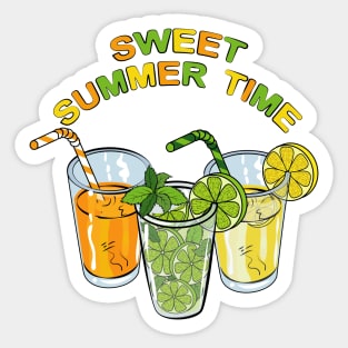 Sweet Summer Time - Cold Drinks Sticker